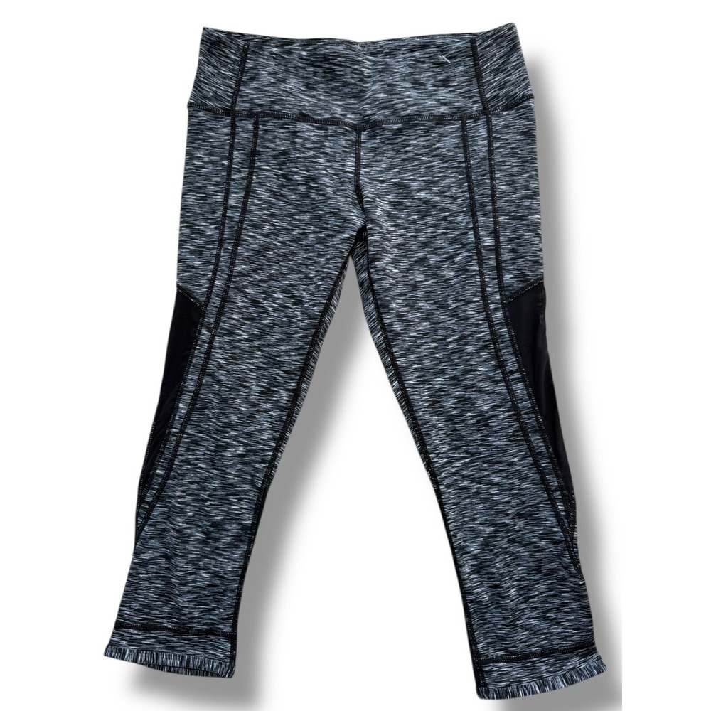 Lululemon Drop it like it's hot Crop Leggings Yoga Running Athletic Black Sz 6 - Picture 2 of 16